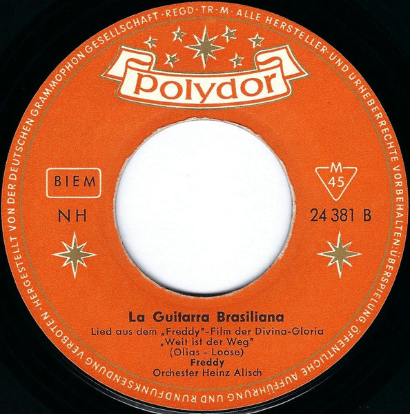 Freddy Quinn - Weit Ist Der Weg Vinyl Singles Vinyl Very Good (VG) <br> Hoes Generic