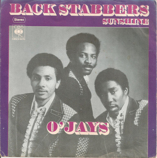 O'Jays - Back Stabbers 33010 Vinyl Singles VINYLSINGLES.NL