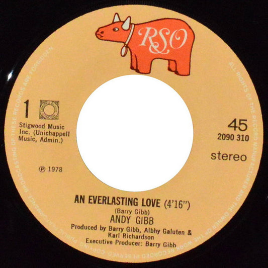 Andy Gibb - An Everlasting Love 36497 Vinyl Singles VINYLSINGLES.NL