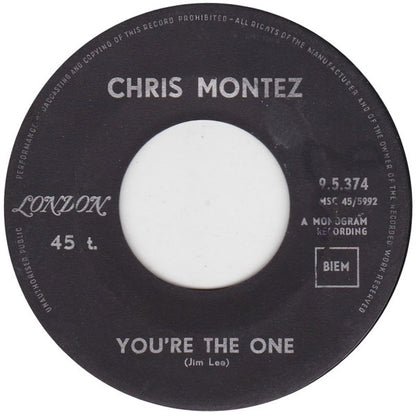 Chris Montez - Let's Dance Vinyl Singles Vinyl Very Good (VG) <br> Hoes Generic