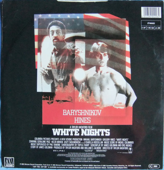 Lionel Richie - Say You, Say Me (Maxi-Single) Maxi-Singles Vinyl Zeer Goed / Hoesje Goed "VINYLSINGLES.NL"