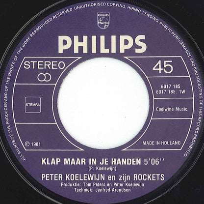 Peter Koelewijn & Zijn Rockets - Klap Maar In Je Handen