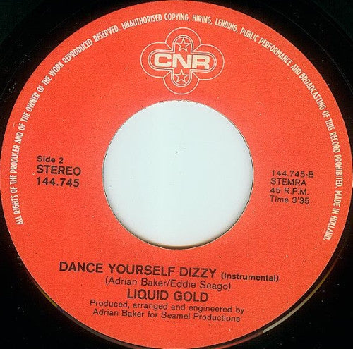 Liquid Gold - Dance Yourself Dizzy 22060 Vinyl Singles Goede Staat