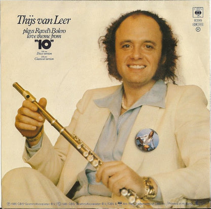 Thijs van Leer - Plays Ravel's Bolero - Love Theme From 10 37819 Vinyl Singles Goede Staat