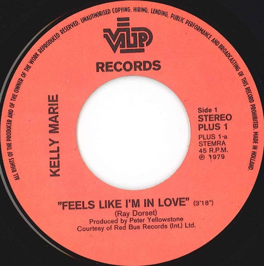 Kelly Marie - Feels Like I'm In Love 38695 Vinyl Singles Goede Staat