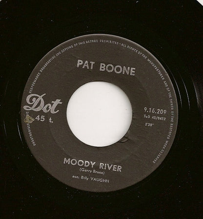 Pat Boone - Moody River Vinyl Singles Vinyl (VG) <br> Hoes Generic