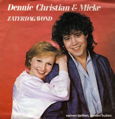 Dennie Christian - Zaterdagavond Vinyl Singles Vinyl Zeer Goed / Hoesje Goed "VINYLSINGLES.NL"
