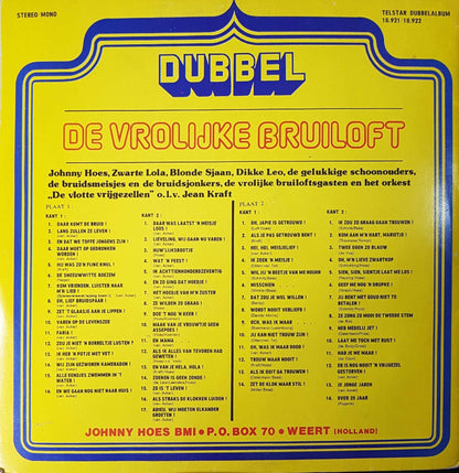 Various - De Vrolijke Bruiloft (LP) 49529 Vinyl LP Dubbel Goede Staat