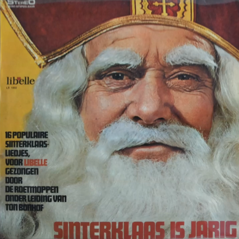 Roetmoppen - Sinterklaas Is Jarig (LP) Vinyl LP Vinyl Very Good (VG) <br> Hoes Good Plus (G+)