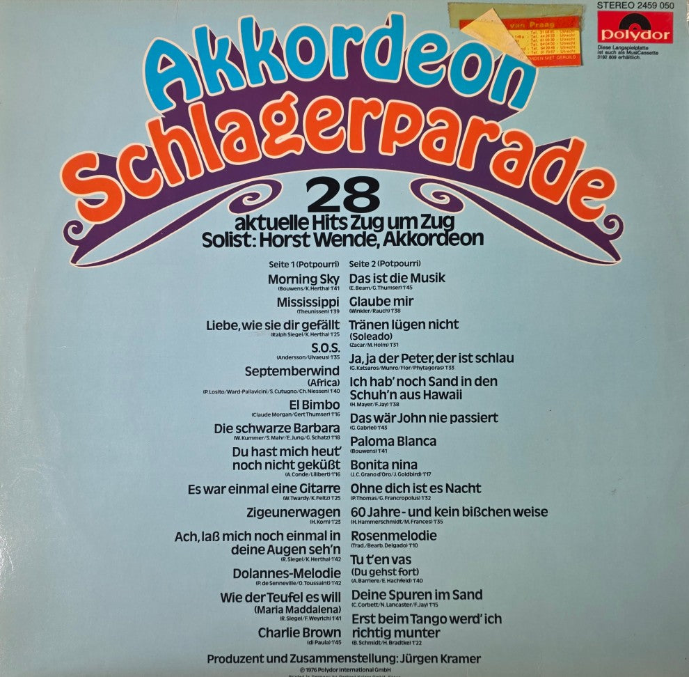 Horst Wende - Akkordeon Schlagerparade (LP)