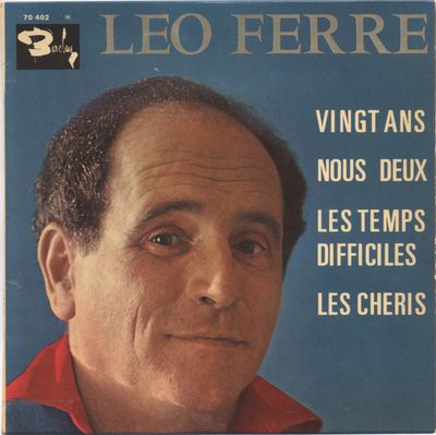 Léo Ferré - Vingt Ans Vinyl Singles Vinyl (VG) <br> Hoes (G+)