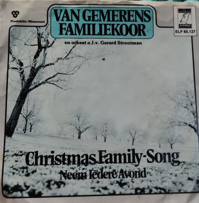 Van Gemerens Familiekoor - Christmas Family-Song Vinyl Singles Vinyl Zeer Goed / Hoesje Goed "VINYLSINGLES.NL"
