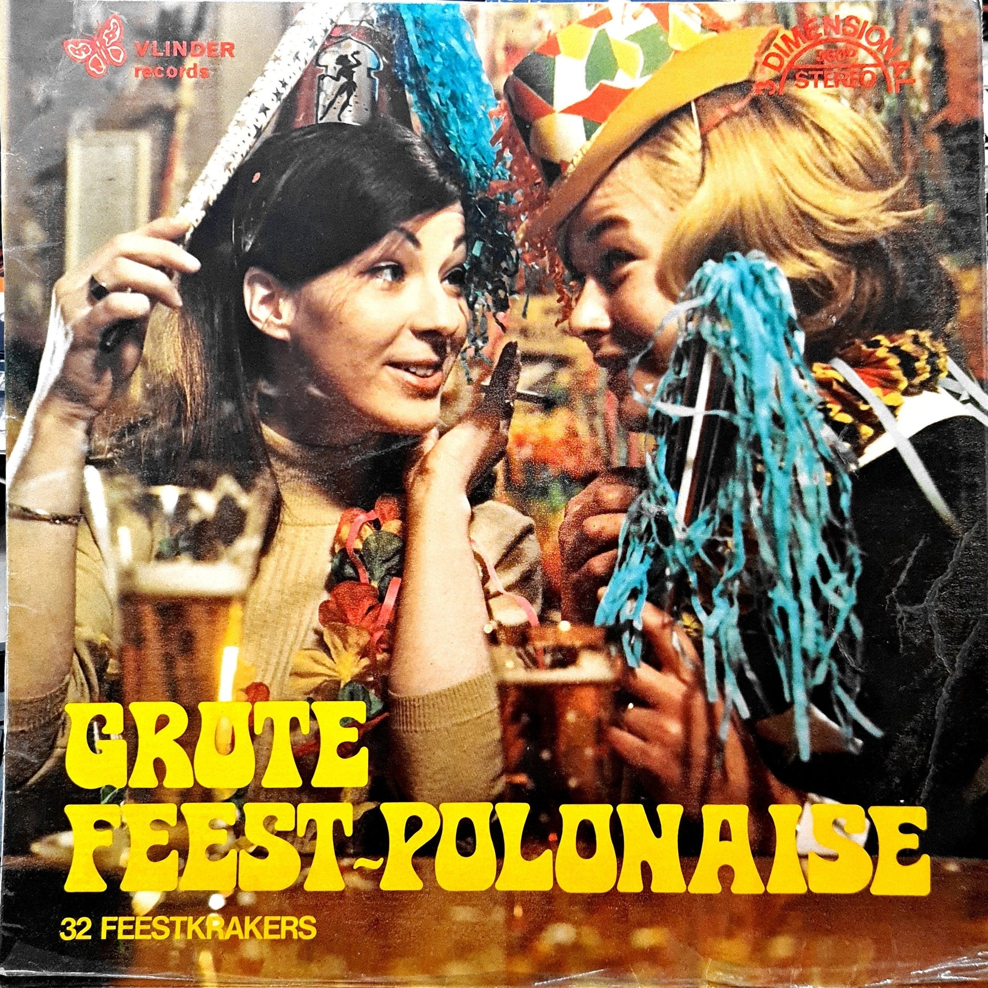 Unknown Artist - Grote Feest-Polonaise - ** Feestkrakers (LP) (B-Keus) Vinyl LP Vinyl Goed / Hoes Redelijk
