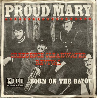 Creedence Clearwater Revival - Proud Mary Vinyl Singles Vinyl Zeer Goed / Hoesje Goed "VINYLSINGLES.NL"