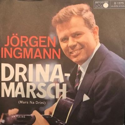 Jørgen Ingmann - Drina-Marsch (Mars Da Drini) Vinyl Singles Vinyl (VG) <br> Hoes (G+)