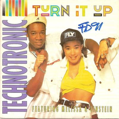 Technotronic - Turn It Up Vinyl Singles Vinyl (VG) <br> Hoes (G+)
