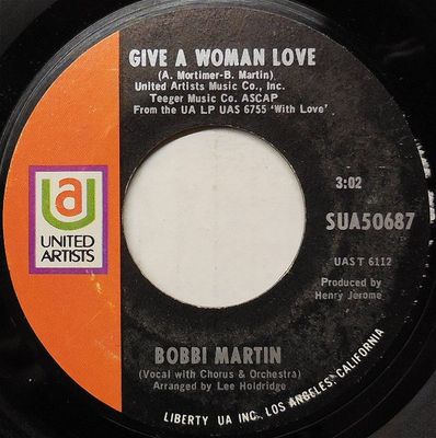 Bobbi Martin - Give A Woman Love