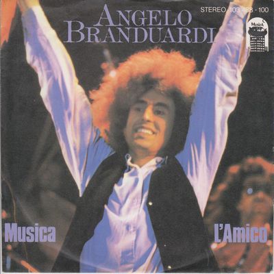 Angelo Branduardi - Musica Vinyl Singles Vinyl (VG) <br> Hoes (G+)