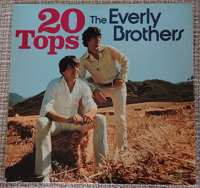 Everly Brothers - 20 Tops (LP) Vinyl LP Vinyl Very Good (VG) <br> Hoes Good Plus (G+)