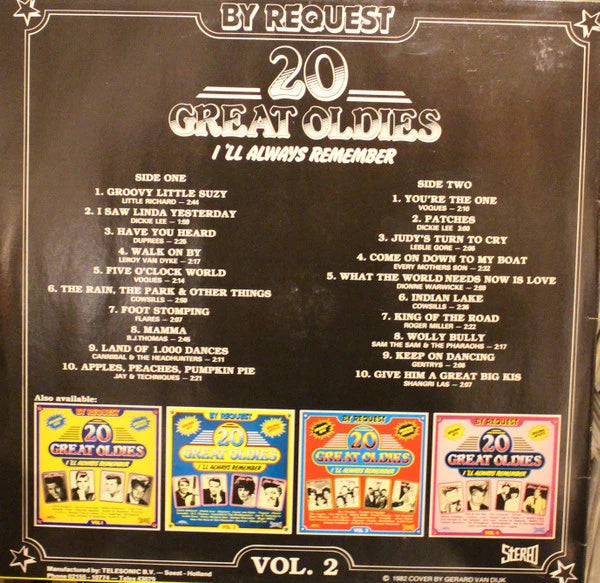 Various - 20 Great Oldies I'll Always Remember Vol 2 (LP)
