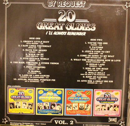 Various - 20 Great Oldies I'll Always Remember Vol 2 (LP)