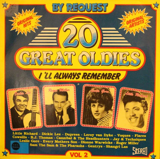 Various - 20 Great Oldies I'll Always Remember Vol 2 (LP)