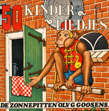 Kinderkoor De Zonnepitten - 50 Kinderliedjes (LP)