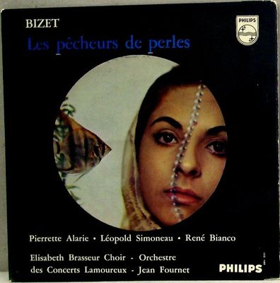 Choeurs Elisabeth Brasseur - Les Pecheurs De Perles Vinyl Singles Vinyl Zeer Goed / Hoesje Goed "VINYLSINGLES.NL"