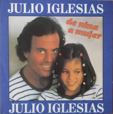 Julio Iglesias - De Niña A Mujer Vinyl Singles Vinyl Zeer Goed / Hoesje Goed "VINYLSINGLES.NL"