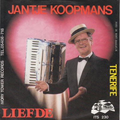 Jantje Koopmans - Liefde Vinyl Singles Vinyl Zeer Goed / Hoesje Goed "VINYLSINGLES.NL"
