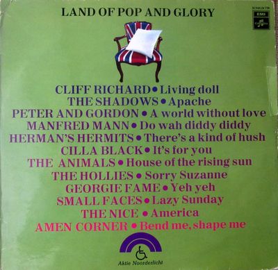Various - Land Of Pop And Glory (LP) Vinyl Zeer Goed / Hoes Goed "VINYLSINGLES.NL"