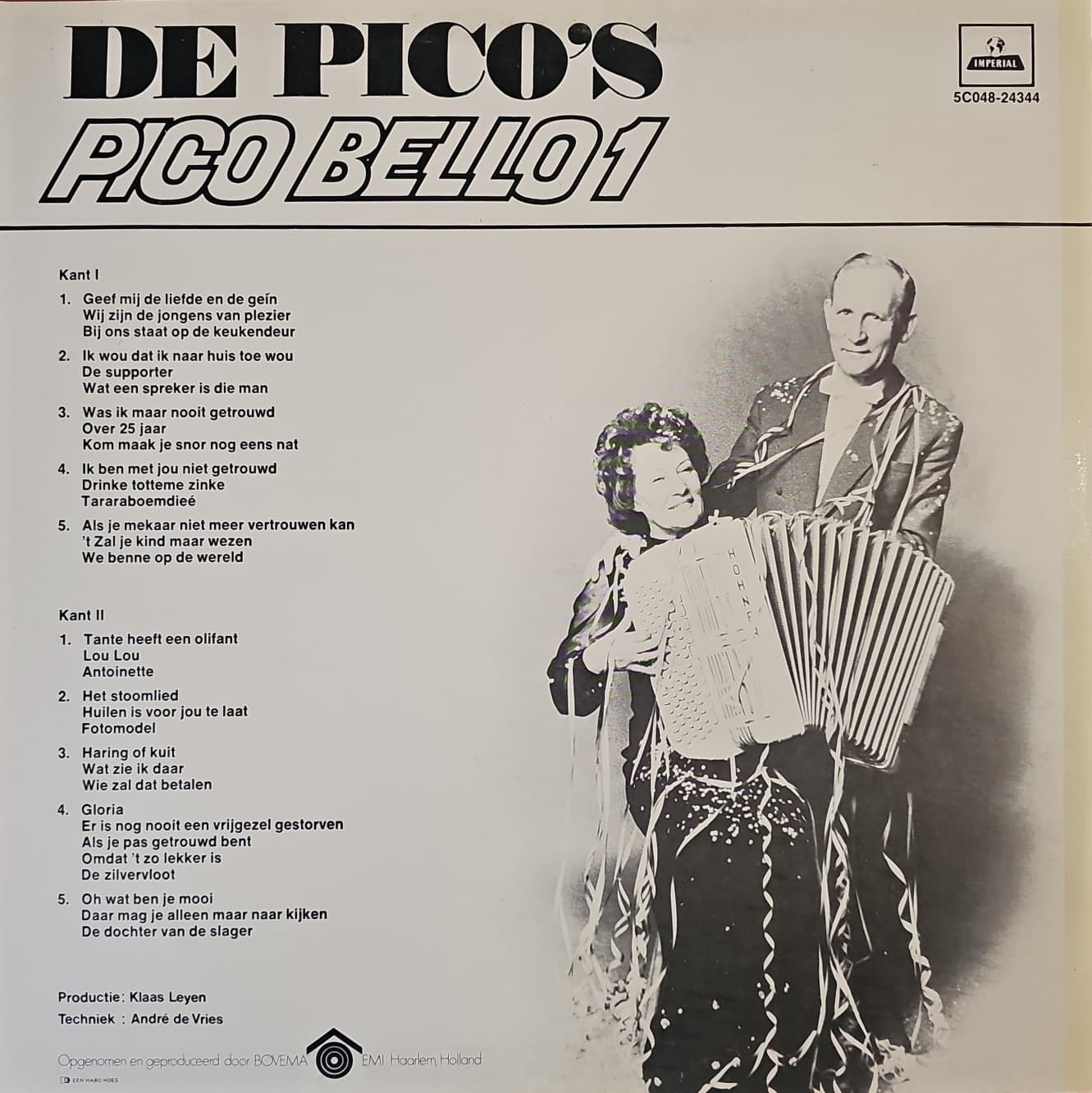 Pico’s - Pico Bello 1 (LP) Vinyl LP Vinyl (VG) <br> Hoes (G+)