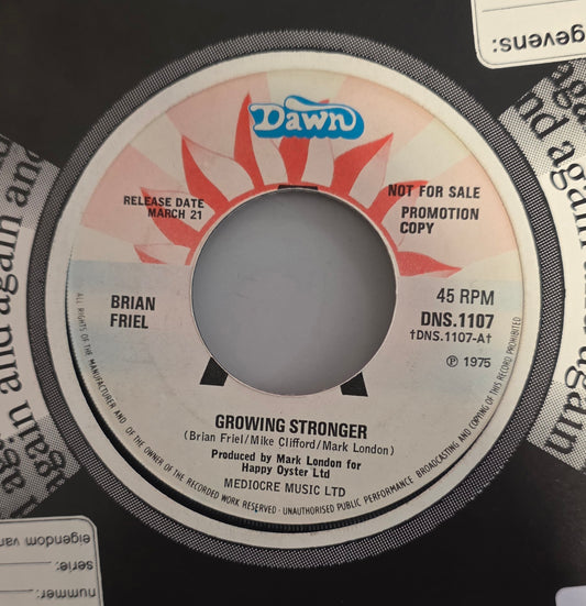 Brian Joseph Friel - Growing Stronger Vinyl Singles