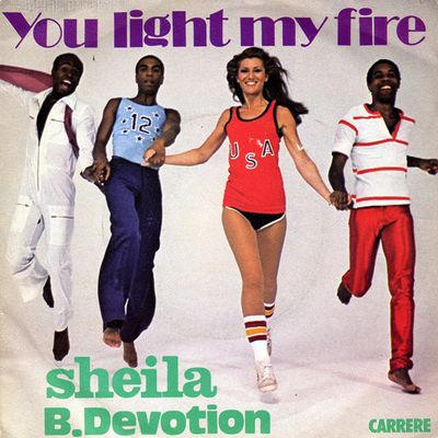 Sheila & B. Devotion - You Light My Fire Vinyl Singles Vinyl (VG) <br> Hoes (G+)
