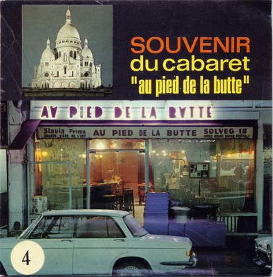 Various - Souvenir Du Cabaret : Au Pied De La Butte 4 Vinyl Singles Vinyl Zeer Goed / Hoesje Goed "VINYLSINGLES.NL"