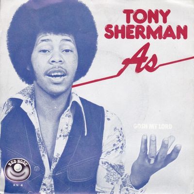 Tony Sherman - As Vinyl Singles Vinyl Zeer Goed / Hoesje Goed "VINYLSINGLES.NL"