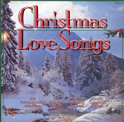 Various - Christmas Love Songs (LP) Vinyl LP Dubbel Vinyl Very Good (VG) <br> Hoes Good Plus (G+)
