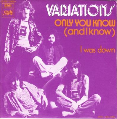 Variations - Only You Know (And I Know) Vinyl Singles Vinyl (VG) <br> Hoes (G+)