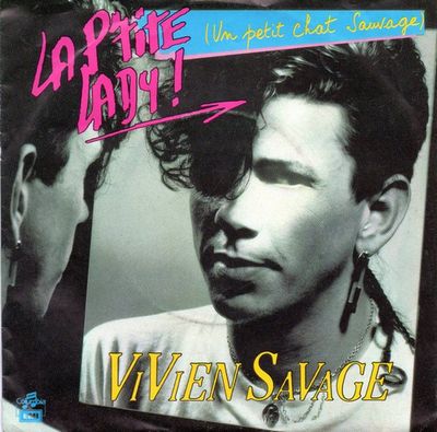 Vivien Savage - La P'tite Lady! (Un Petit Chat Sauvage) Vinyl Zeer Goed / Hoesje Goed "VINYLSINGLES.NL"