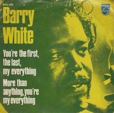 Barry White - You're The First, The Last, My Everything Vinyl Singles Vinyl Zeer Goed / Hoesje Goed "VINYLSINGLES.NL"