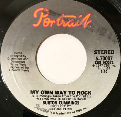 Burton Cummings - My Own Way To Rock