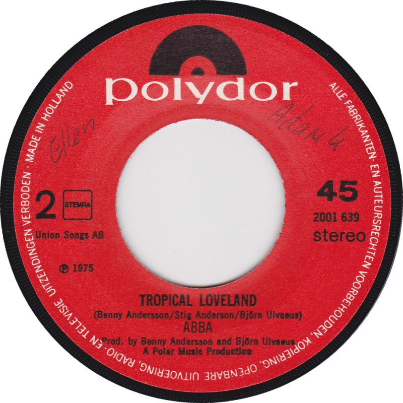 ABBA - Fernando (There Was Something In The Air That Night) Vinyl Singles Vinyl (G) <br> Hoes Generic