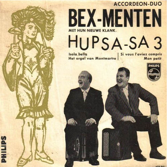 Akkordeon-Duo Bex-Menten - Hupsa-Sa 3 (EP) 04378 Vinyl Singles Goede Staat