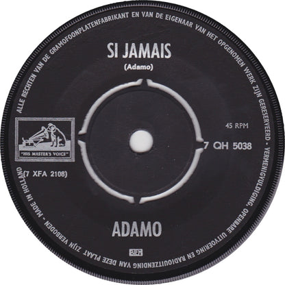 Adamo - Quand Les Roses Vinyl Singles Vinyl (VG) <br> Hoes Generic