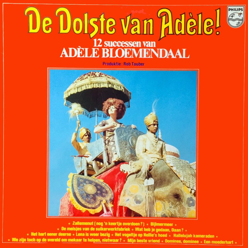 Adèle Bloemendaal - De Dolste van Adèle (LP) Vinyl LP Vinyl Very Good (VG) <br> Hoes Good Plus (G+)