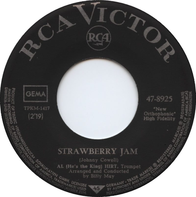 Al Hirt - Green Hornet Theme Vinyl Singles Vinyl Zeer Goed / Hoesje Generic "VINYLSINGLES.NL"