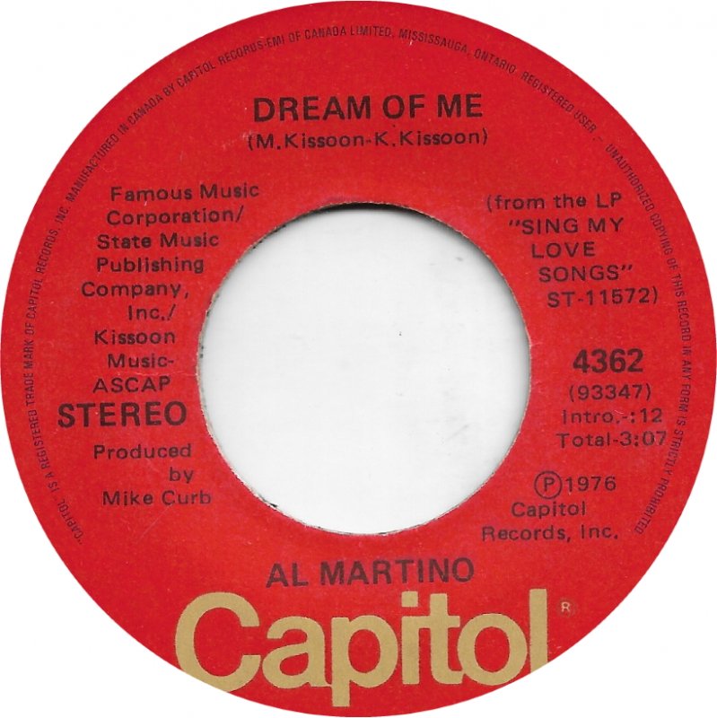 Al Martino - There's Nothing Greater Than Our Love Vinyl Singles Vinyl Goed / Hoes Generic