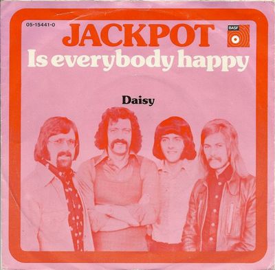 Jackpot - Is Everybody Happy Vinyl Zeer Goed / Hoesje Tekst "VINYLSINGLES.NL"