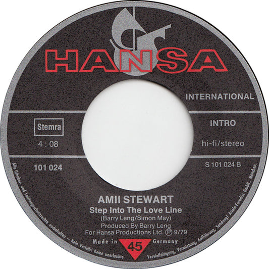 Amii Stewart - Jealousy Vinyl Zeer Goed / Hoesje Generic "VINYLSINGLES.NL"