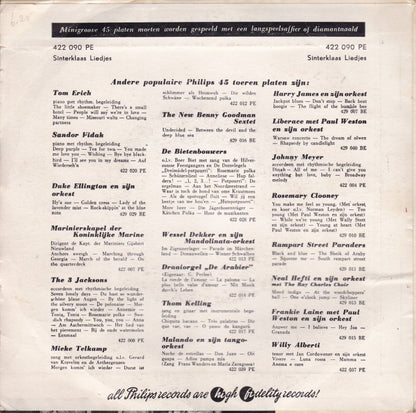 Amsterdams Kinderkoor - Sinterklaas Liedjes Vinyl Singles Vinyl Very Good (VG) <br> Hoes Good Plus (G+)